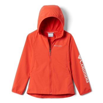 Columbia Rocky Range Softshell, Chamarras Rojos Para Niña | 927104-BLA